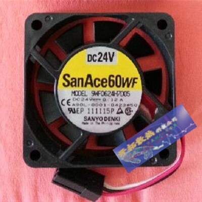 原装日本三洋 9WF0624H7D03 6015 24V 0.12A 发那科设备专用风扇