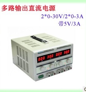 香港龙威TPR3003-2D双路数显0-30V/0-3A可调串并联直流稳压电源