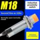 Lj18A3电感接近开关M18双线常开常闭220V传感器开关金属传感器