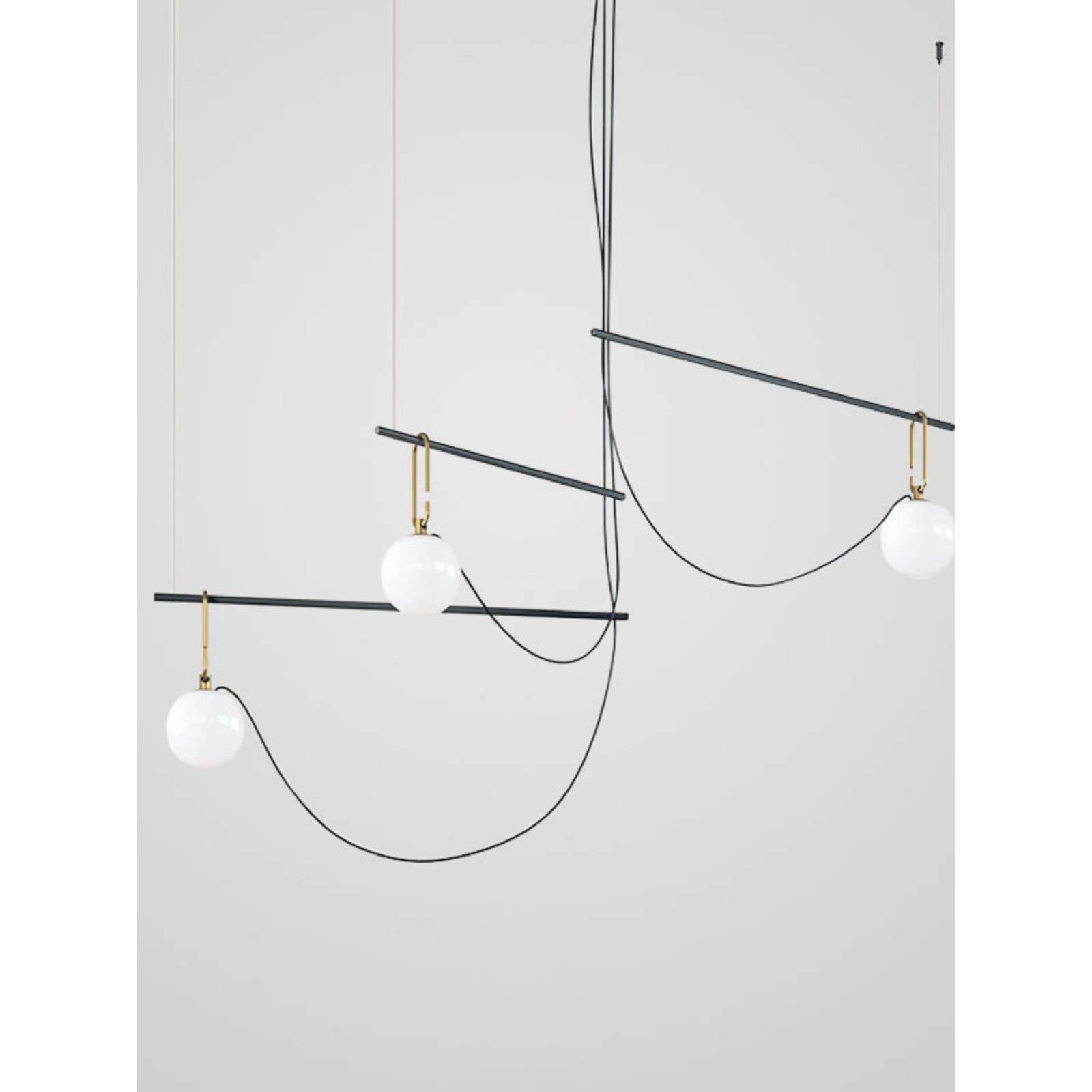 现代北欧极简咖啡厅餐厅吧台线条个性创意艺术样板间展示装饰吊灯