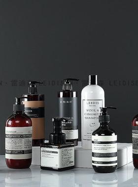 样板房卫生间浴室软装设计洗手液瓶沐浴露乳液瓶摆件拍照影视道具