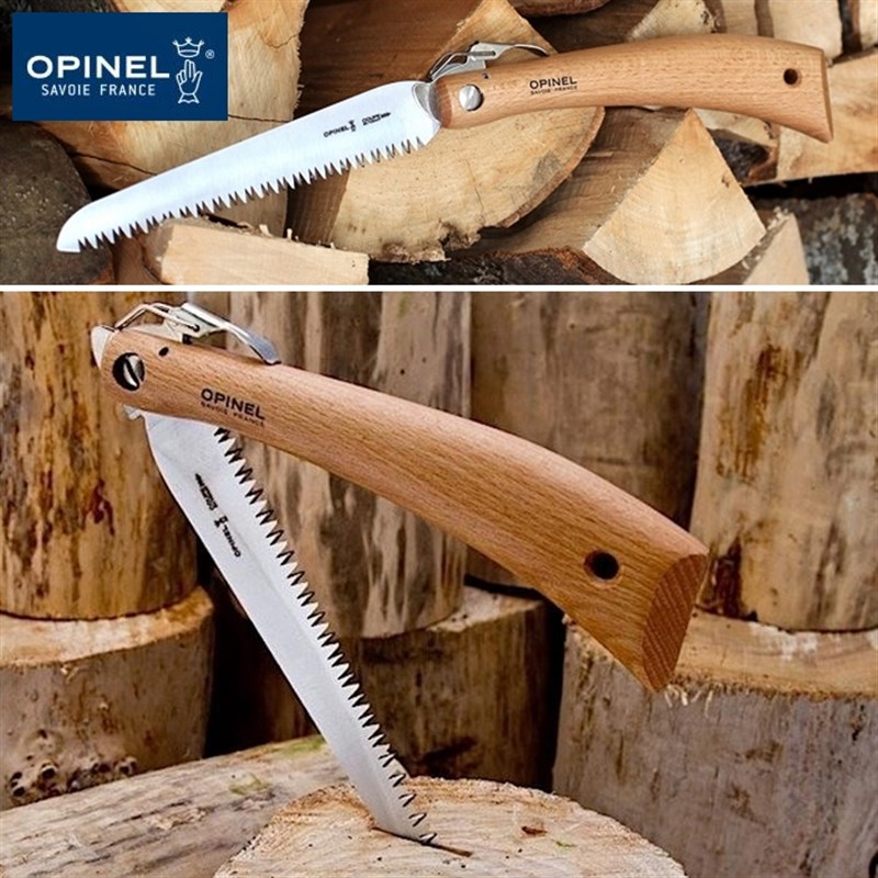 OPINEL欧皮耐尔折叠锯手工锯户外野营锯园林锯木S工锯果树修枝锯