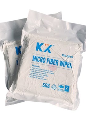 KX3008超细工业无尘布 激光切割镜片光学镜头6寸清洁无尘纺布擦拭