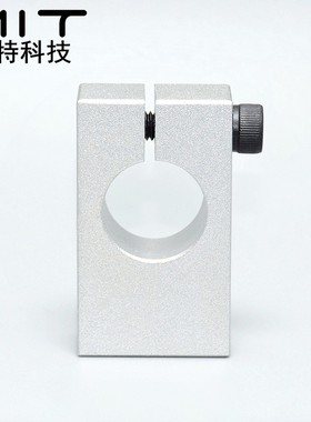 WQMU支柱固定夹带螺纹平行导向轴光轴支座管夹轴承座轴定位支架