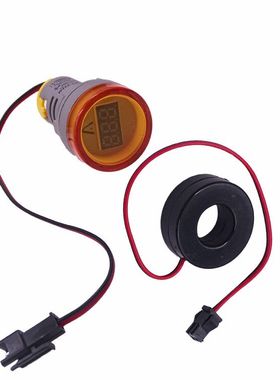 AD101-22AM 信号指示灯型迷你数显交流电流表红黄蓝白绿五色包邮