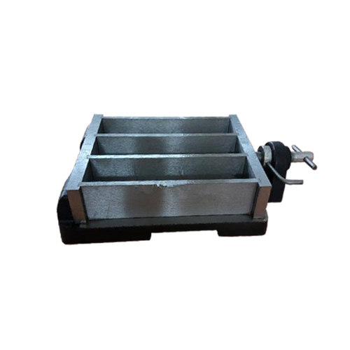 混凝土铸铁试模钢制150磨光100三联抗压砂浆抗渗试块盒子铸铁试模