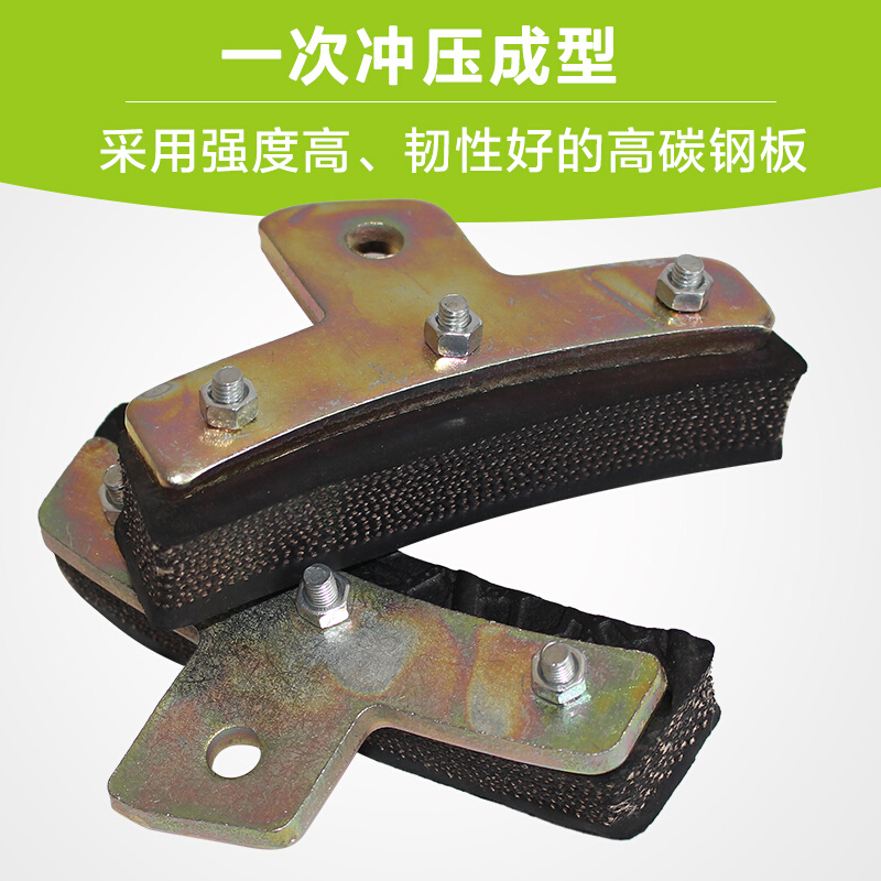电工脚扣皮水泥杆加厚脚扣配件脚扣带钢结构橡胶脚扣皮橡胶*