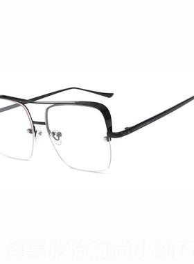 正品spacem2024易烊千玺眼镜大框平光镜架潮男近潮视防蓝光辐射女