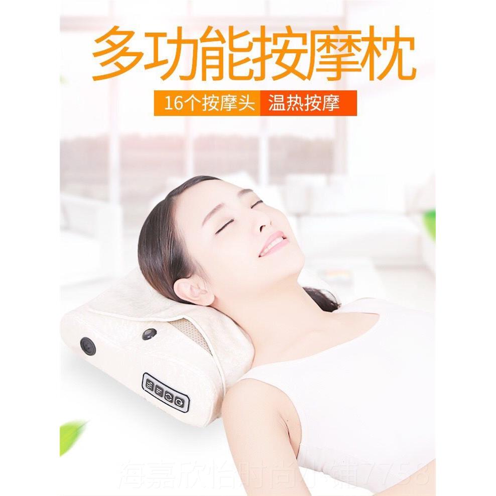 正品椎按器仪颈腰部肩部部全身电动家用多功能揉颈捏的枕头腰椎摩