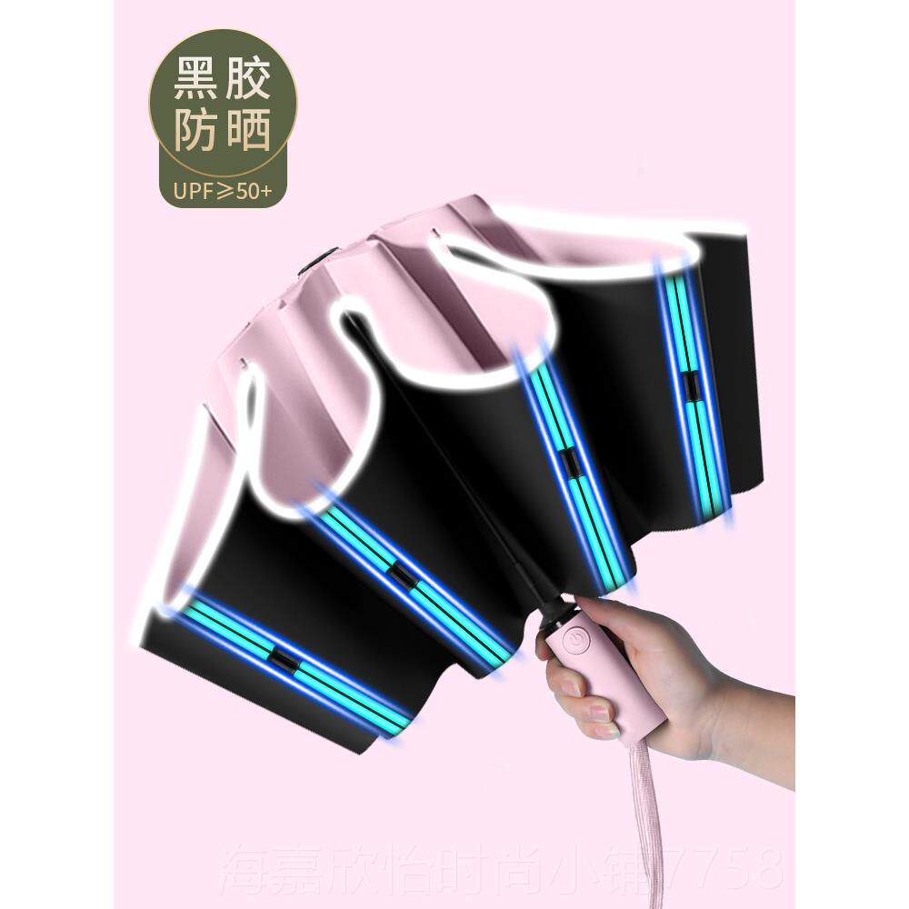 正品全自雨伞女晴雨用抗暴风男士大号折叠两遮阳防晒动防紫外线太