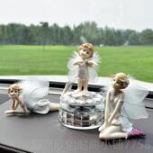 动 饰品中控台车载用品大全车女神高档女电款 正品 汽件车摆车内上装