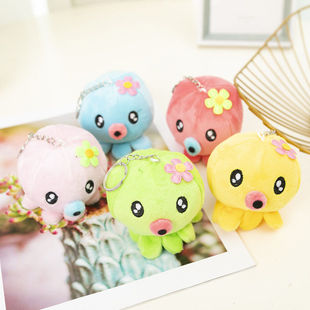 呆萌章鱼毛绒玩具挂件 八爪鱼海洋动物公仔抓机娃娃 婚庆活动