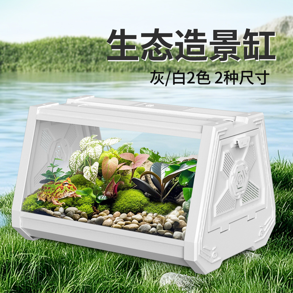 水陆微景观透明苔藓保湿透气家用办公室桌面生态diy植物造景缸