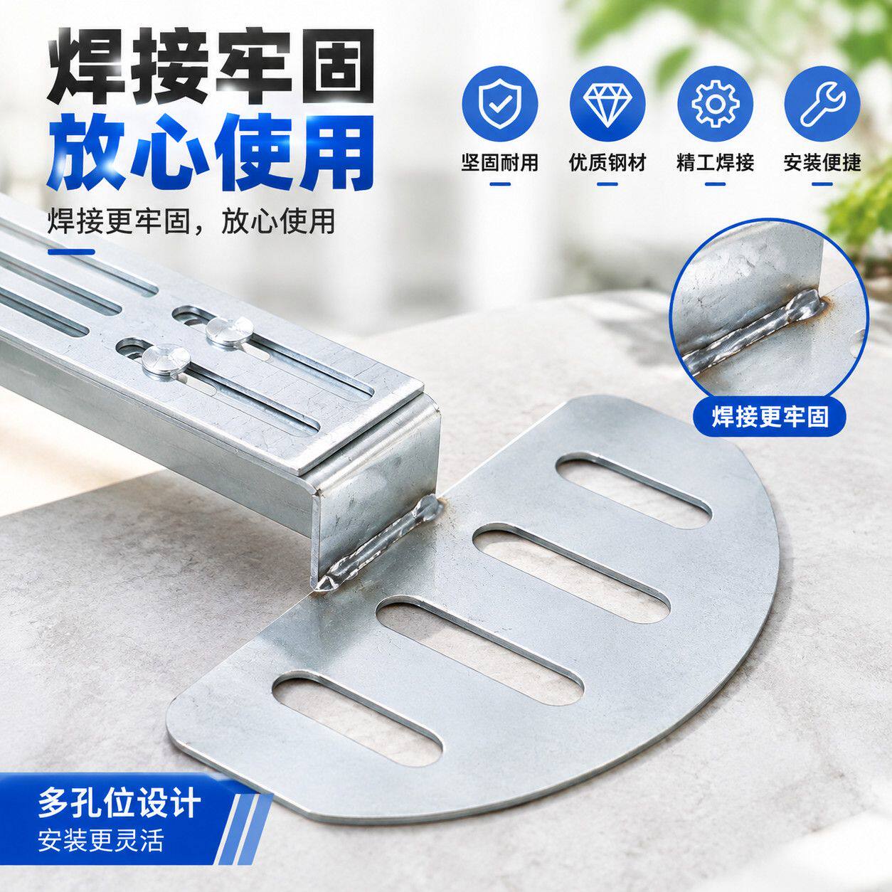 加厚电动车前置加宽脚踏板如意脚蹬通用电车加装前踏板改装配件