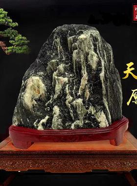 正品泰山石敢当天然原石工艺品纯阳石补角办公靠山平安石落地摆件