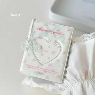 Romantic碎花卡册一宫格三寸定页卡包小卡收纳册便携卡册生日礼物