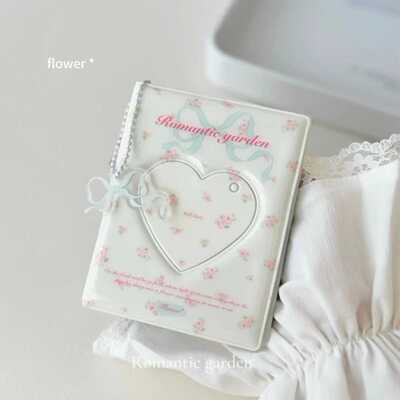 Romantic碎花卡册一宫格三寸定页卡包小卡收纳册便携卡册生日礼物