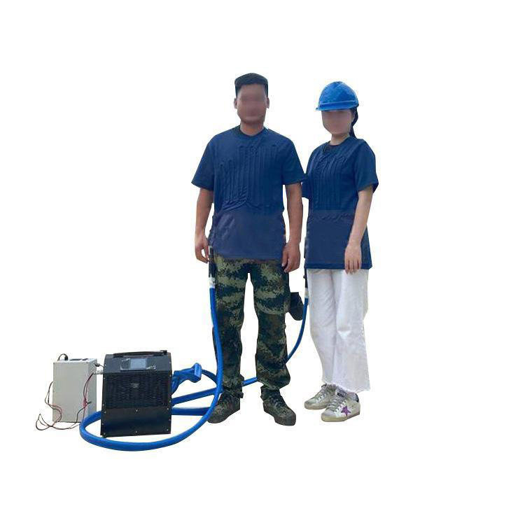 防中暑水冷衣带空调主机带电作业空调衣户外防热服双人锂电空调