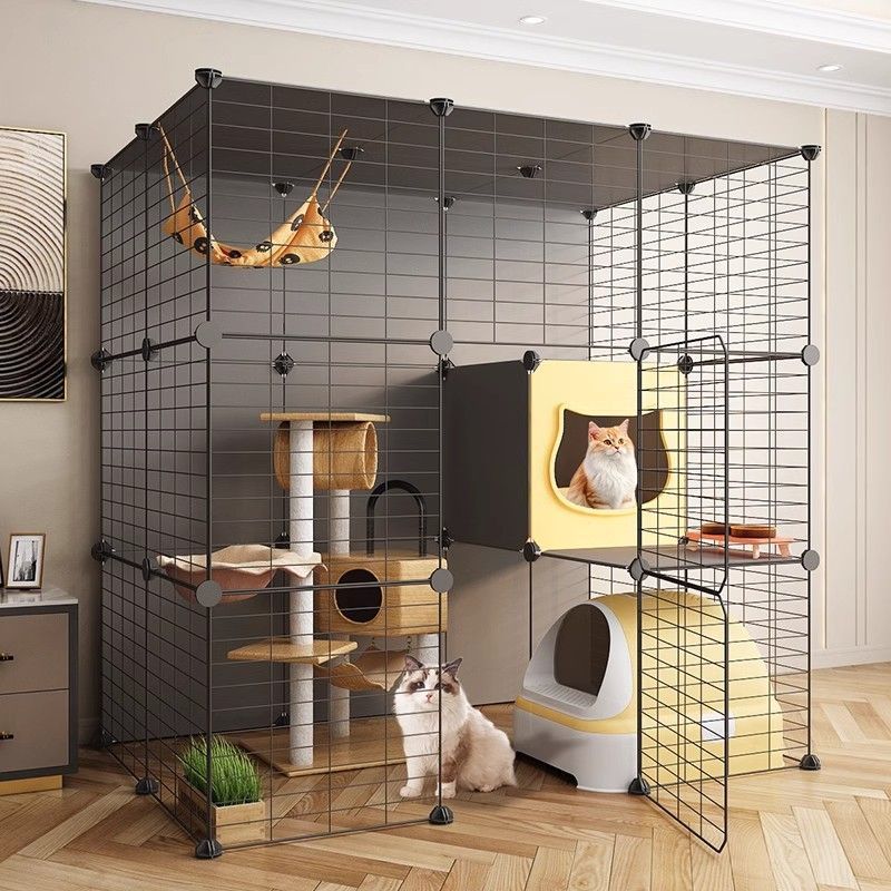 猫笼子超大自由空间家用室内猫别墅养猫专用特大号猫房子宠物猫屋