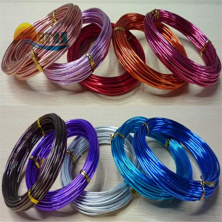 【日矿金属】彩色铝线diy 工艺铝线 彩色造型盆景铝线 1.5 2.0mm
