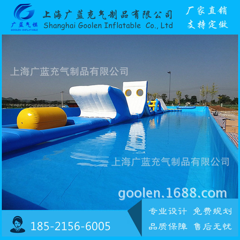 水上闯关厂家供应大型水上冲关设备充气水上闯关水上乐园大冲关