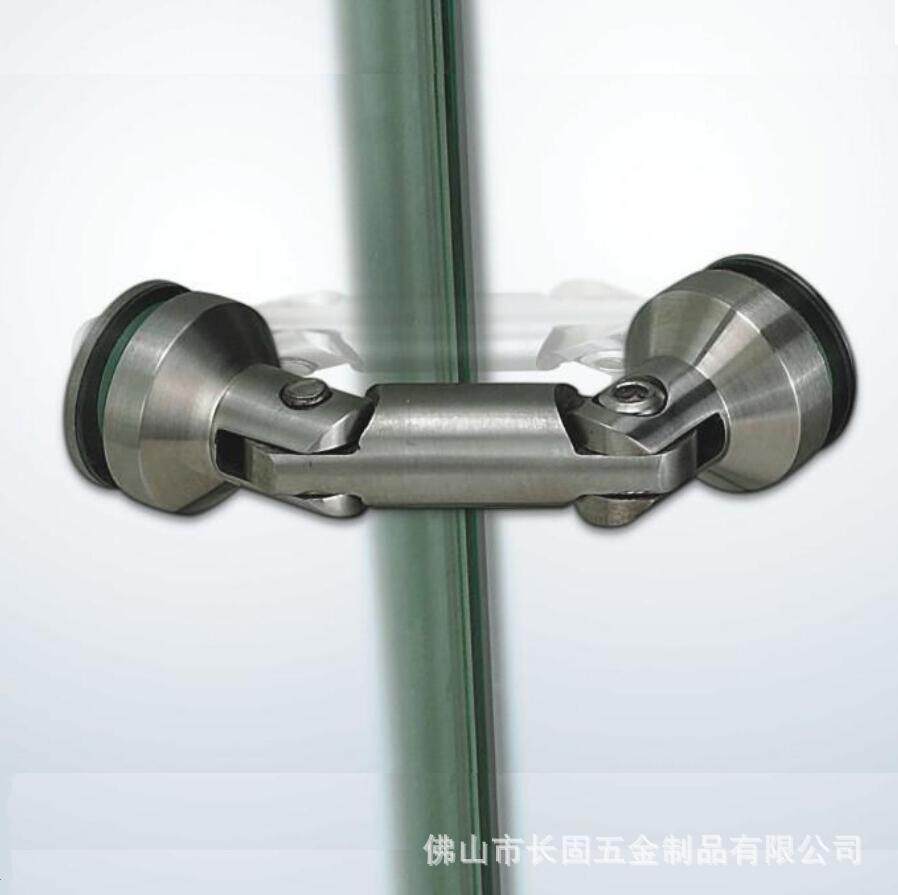 长固ST-N001玻璃与玻璃连接件万向连接件 固件杆 门窗五金