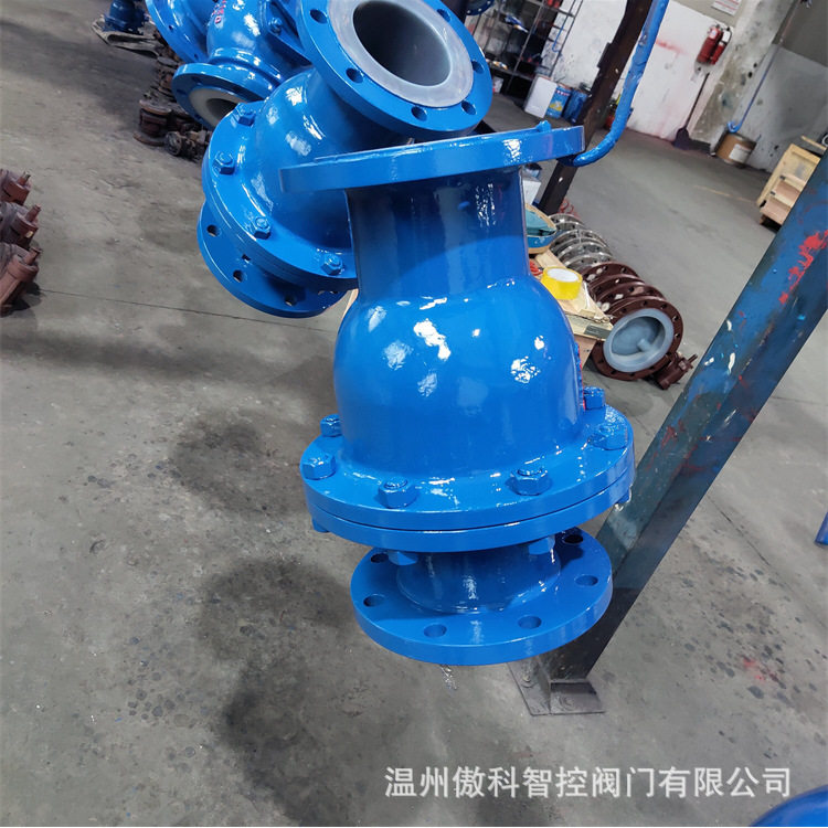 浮球式止回阀 H40F46-16 DN250 全衬氟法兰止回阀 球形衬氟止回阀