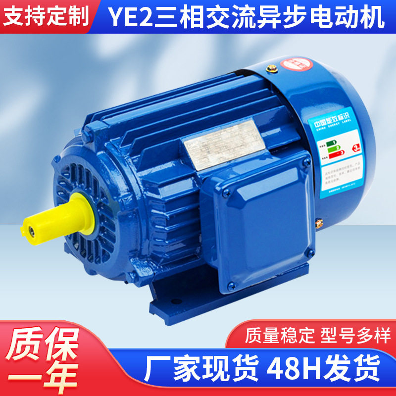 厂家现货供应YE2 80M2-6 0.55KW全铜 三相交流异步电动机马达