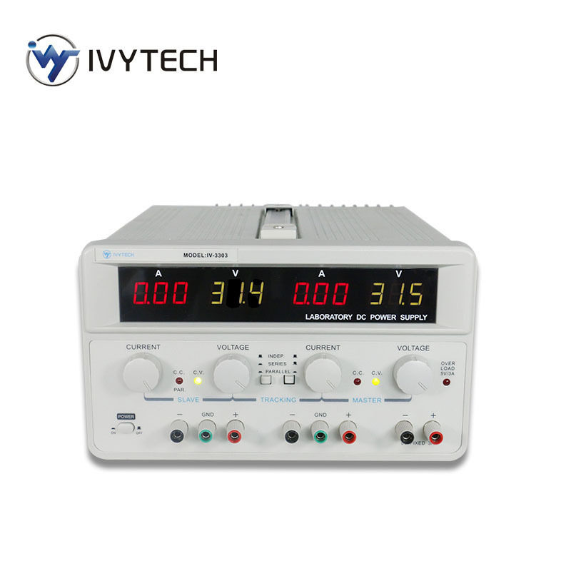 艾维泰科可调式线性直流稳压电源IV3303三路30V3A*2固定5V1A*1