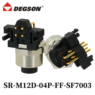 M12D SF7003 04P 00ZH DEGSON高松圆形连接器M系列执行器SR