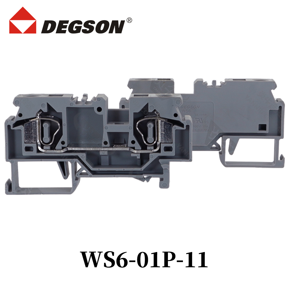 DEGSON导轨式接线端子WS6-PE