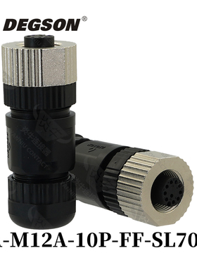 DEGSON高松圆形连接器PA-M12A-03P-04P-06P-08P-10P-MM-FF-SL7001