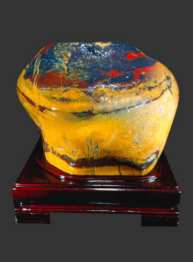 天然奇石摆件观光石黄蜡石猪肉z石鸡血石原石招财镇宅装饰孤品送