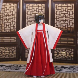 机娘娃衣汉服连衣裙古风衣服套装寿屋azone 1/12分拼装模型娃娃