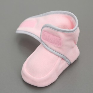 春秋冬季 软底不掉鞋 12个月男女宝宝加绒袜套 保暖新生婴儿鞋