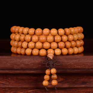 东加檀香新山檀香沉水老料老山檀香108佛珠N念珠手链文玩手串男女