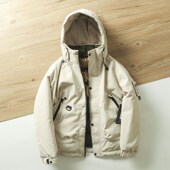 科技蓄热保温内里 山系户外 防风防水 男连帽加厚保暖棉服棉衣