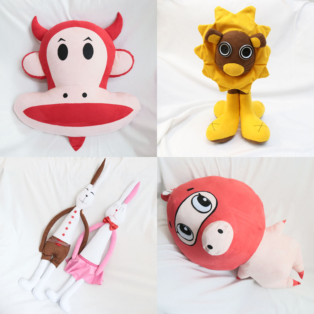 手缝娃娃儿d童毛线玩具大号玩偶公仔手工制作DIY材料包送男友礼物