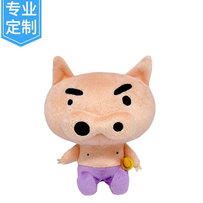 新款毛绒玩具订制厂 来图订制 创意毛绒玩偶 霸气忍者猪 儿童礼物
