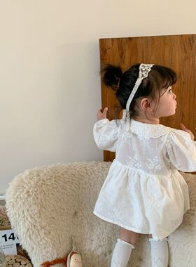 女童连衣裙2024春装新款儿童韩版公主裙宝宝春款裙子婴儿衣服童装