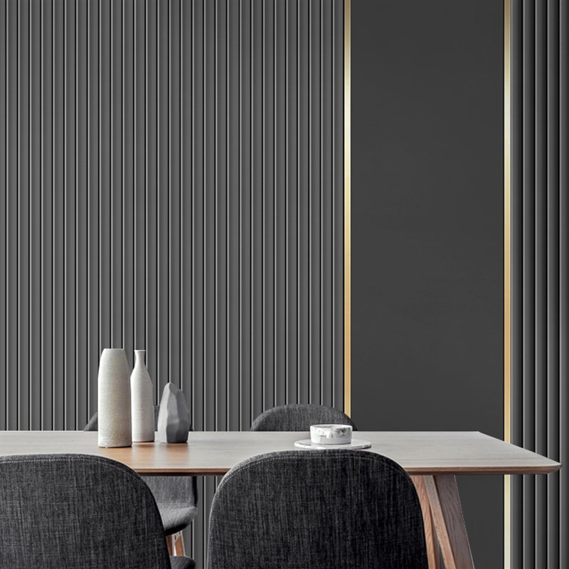 轻奢现代电视背景墙壁纸装饰客厅墙E纸自粘沙发壁布卧室深色系墙