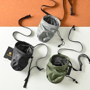 户外飞禽鸟款平替 男士抱石攀岩镁粉袋手Q机收纳斜挎单肩背包