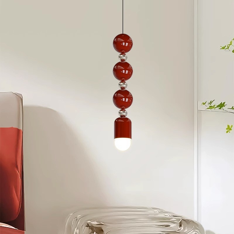 中古包豪斯卧室床头吊灯法式复古2023年新款网红电视背景墙吊线灯