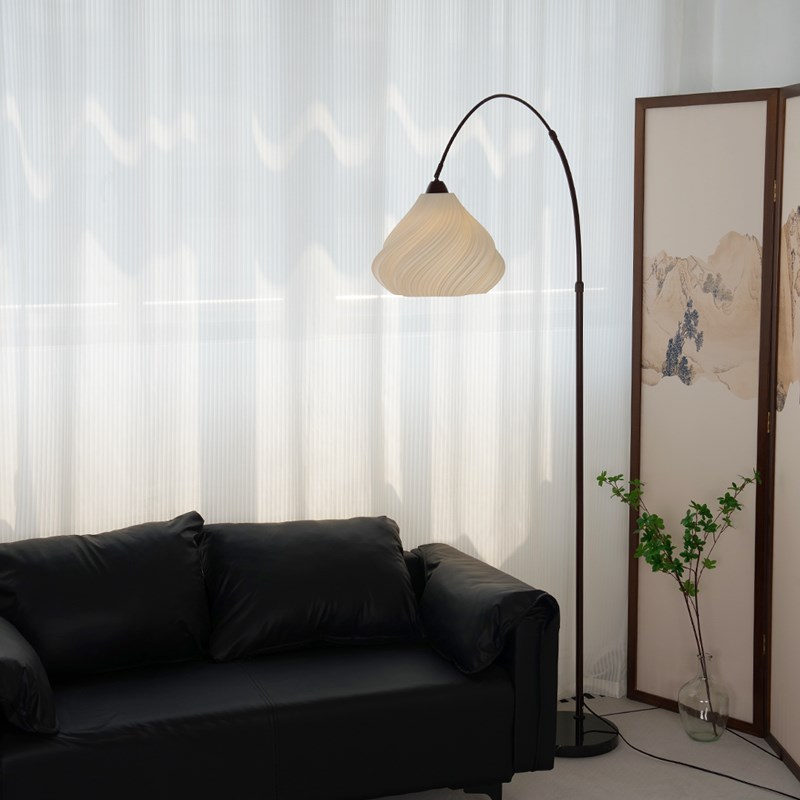 意式极简钓鱼落地灯客厅沙发旁边设计款轻奢高级感墙角房间氛围灯