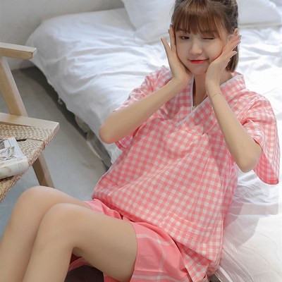 汗蒸服女a2022新款纯棉亲子洋气宝宝可爱高档大码韩版加肥情侣桑