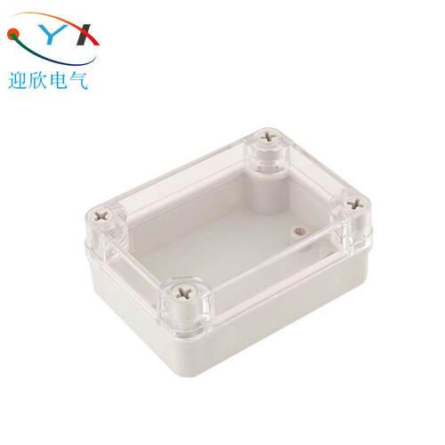 80*110*45mm 透明盖塑料盒 开关按钮盒 IP66端子盒 穿线盒