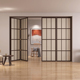 日式 格子门实木折叠门榻榻米门和室门定制室内门卧室隔断门推拉门