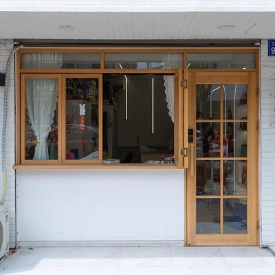 实木门窗定制玻璃门折叠窗