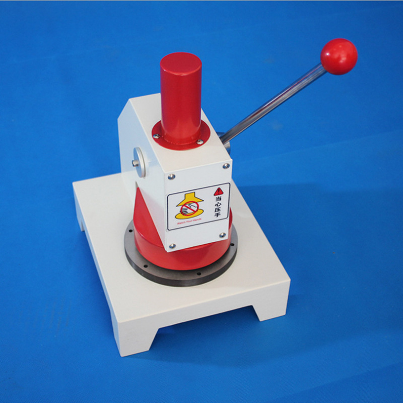 DK-5601纸张定量取样器手压取样刀圆盘裁样器纸张100平方厘米取样