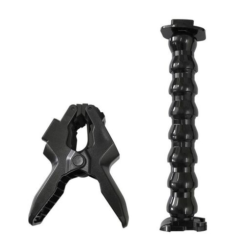 gopro8/7配件 osmo action支架 7节可弯曲弯颈+鲨鱼夹 大力夹拍摄